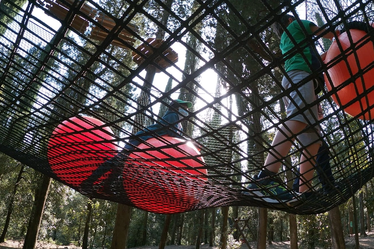 Rete sospesa a cubo