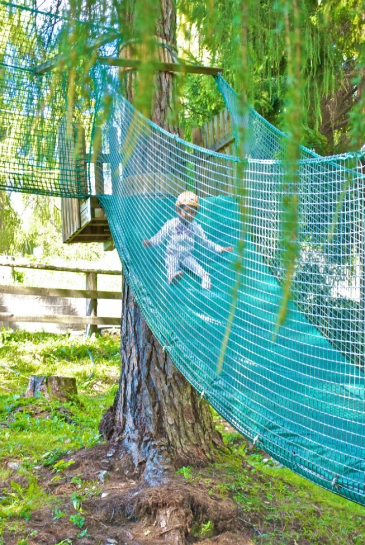 Scivolo/discesa per parchi avventura